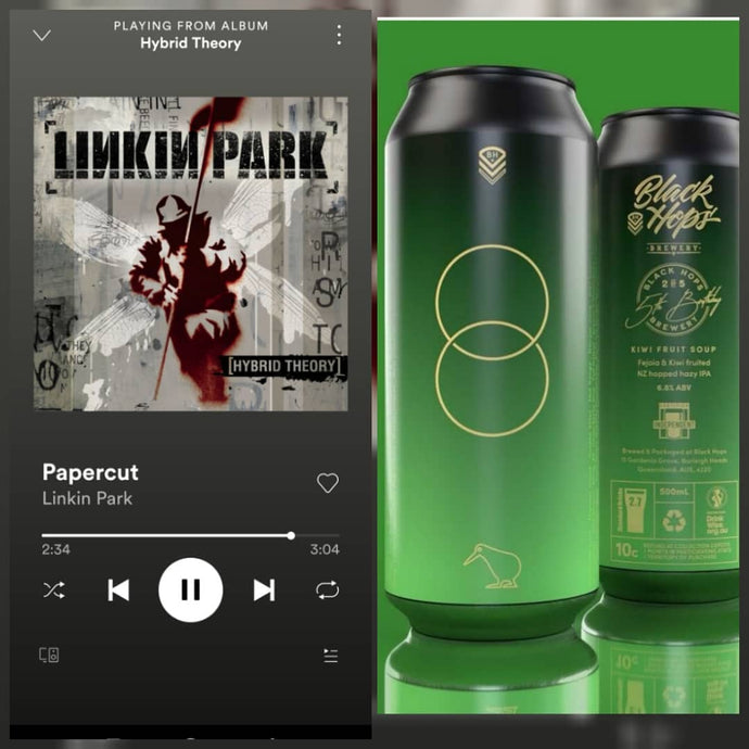 Black Hops Brewing Kiwi Fruit Soup x Linkin Park - Papercut