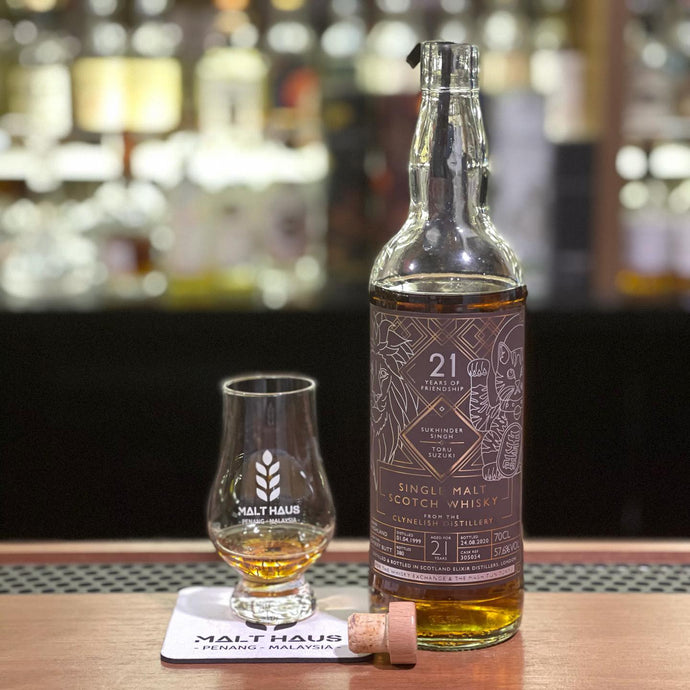 Clynelish 1999/2000, 21 Year Old, 21 Years Of Friendship of Sukhinder Singh & Toru Suzuki, Cask #305054, 57.6% ABV