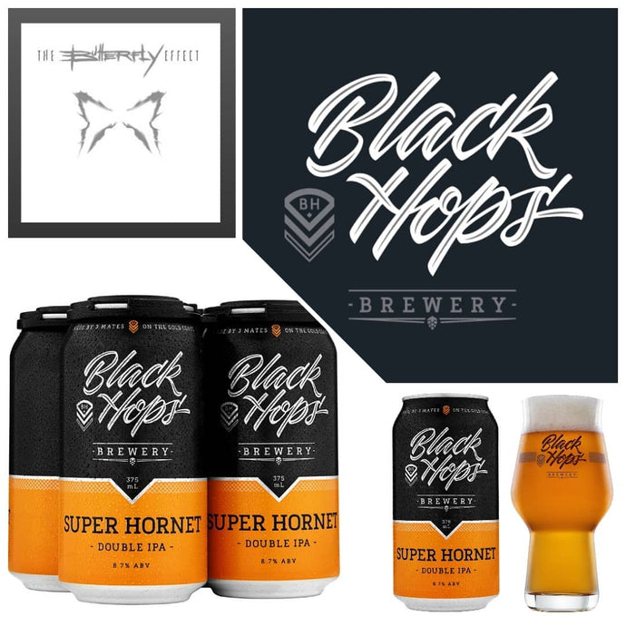 Black Hops Super Hornet Double IPA x The Butterfly Effect - EP