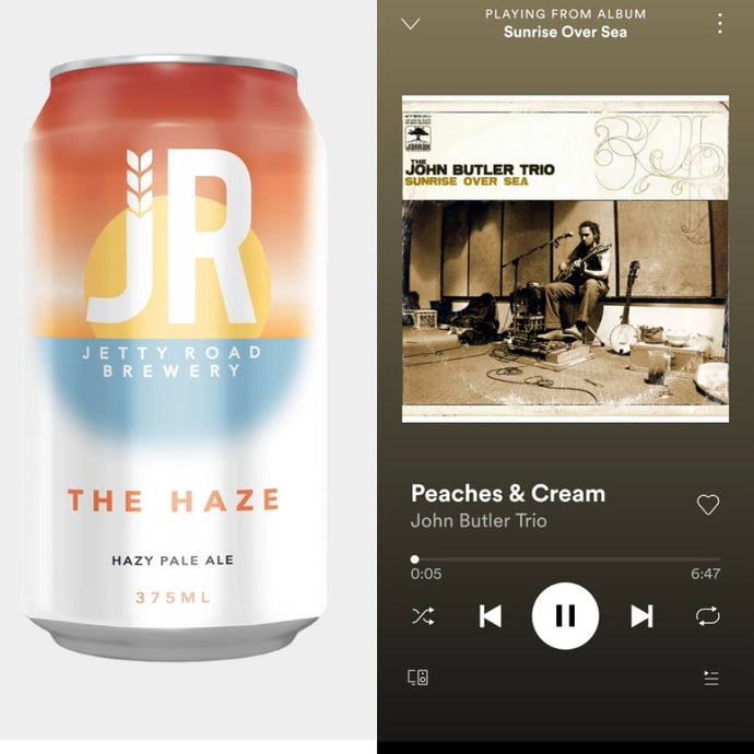 Jetty Road Brewery The Haze x John Butler Trio - Peaches & Cream