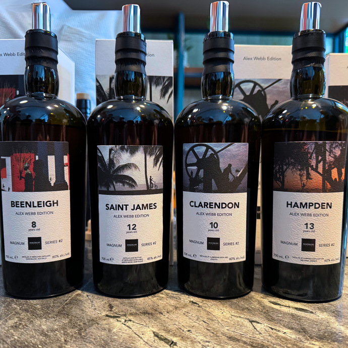 Taste Testing The Velier Magnum Series #2 Alex Webb Edition: Hampden 13 Years, Saint James 12 Years, Clarendon 10 Years, Beenleigh 8 Years