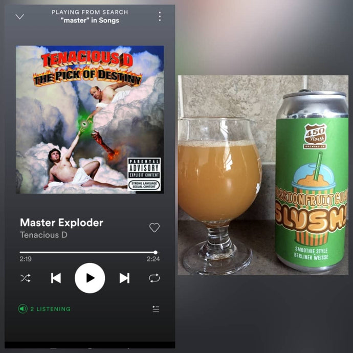 450 North Brewing Company Slushy Passionfruit Guava x Tenatious D Vs - Master Exploder
