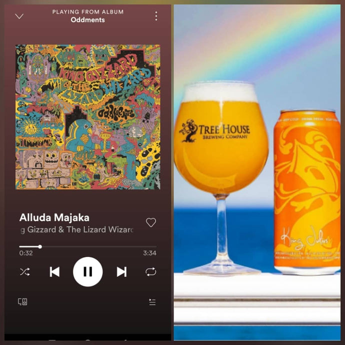 Treehouse Brew Co IPA Imperial Double x King Gizzard And The Lizard Wizard - Alluda Majaka