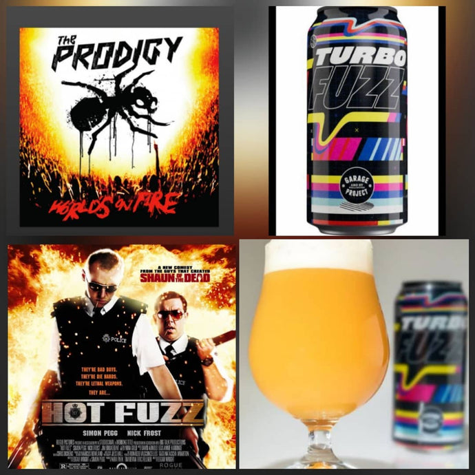 Garage Project Turbo Fuzz Triple Hazy IPA x The Prodigy - World's On Fire