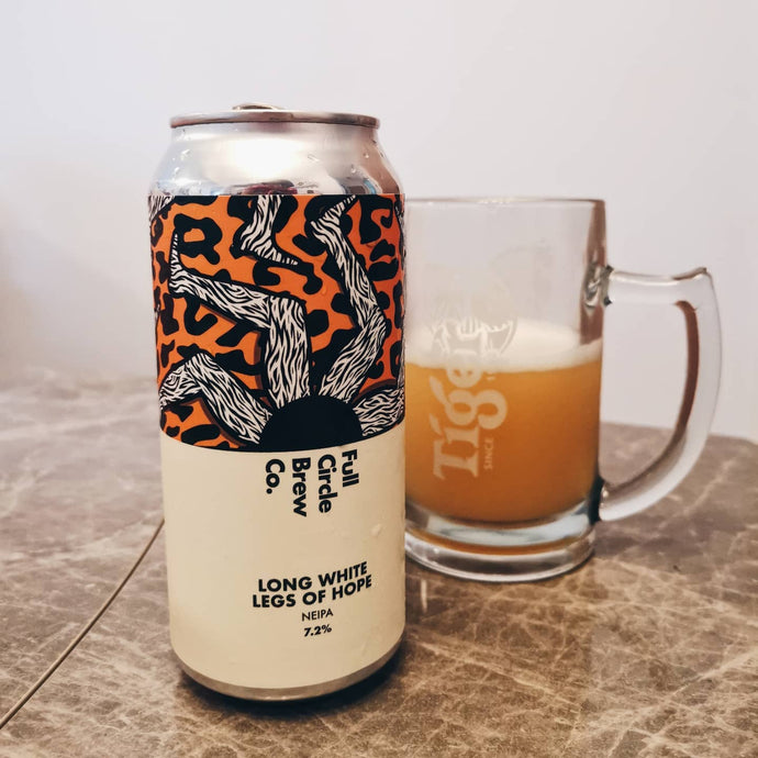 Long white legs of hope 🦵🏻🦵🏻🦵🏻 NEIPA from Full Circle Brewing Co