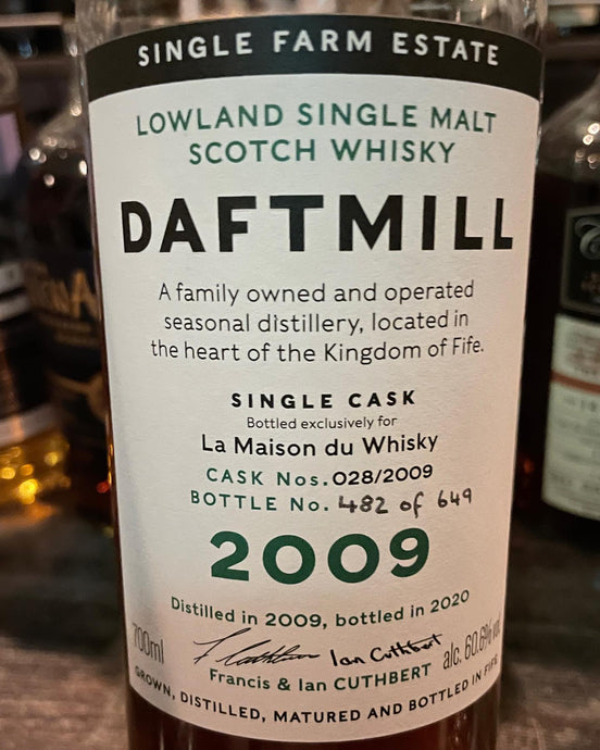 Daftmill 2009 Single Cask 028/2009 (La Maison Du Whisky)