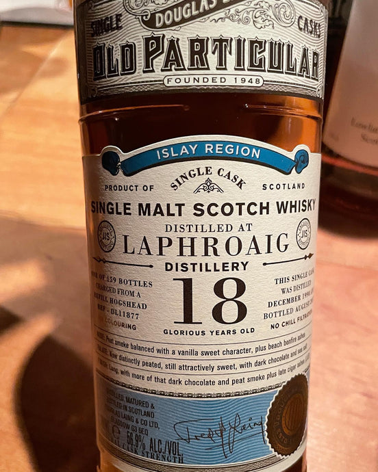 Laphroaig 1998 DL 18 yr. Bottled by Douglas Laing.