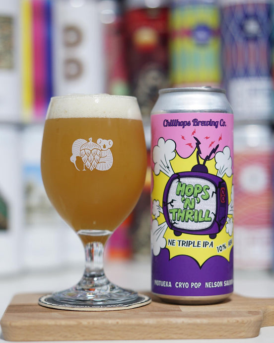 Hops 'N' Thrill - Motueka CryoPoP Nelson Sauvin, IPA, Chillhops Brewing Co.