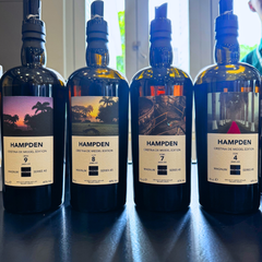 Taste Testing The All-Hampden Velier Magnum Series #3 Cristina de Middel Edition: Hampden 4 Years DOK, 7 Years HGML, 8 Years <>H, 9 Years LROK