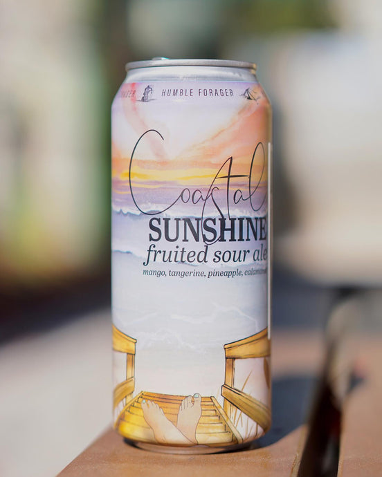 Coastal Sunshine Fruited Sour Ale by Humble Forager Brewery