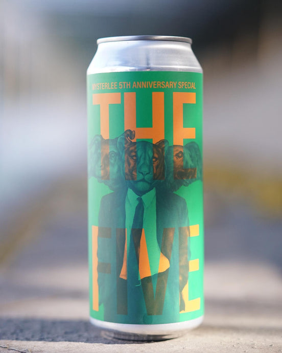 The Five, 10%, Triple NEIPA Mysterlee Brewing