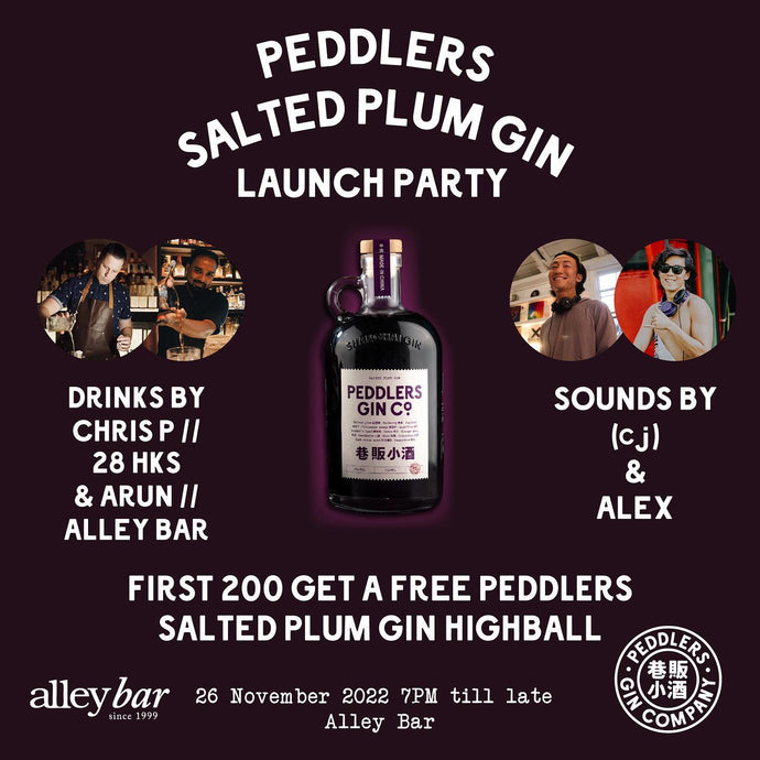 Peddlers Gin Salted Plum Gin Singapore Launch Party