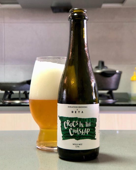 Crocs in the Coolship | Wild Witbier 5.7% ABV From Duration Beer & Deya Brewery