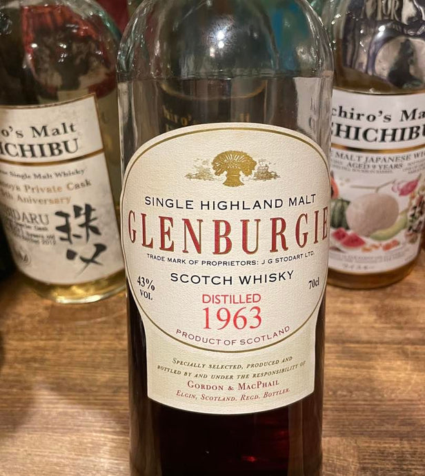 Glenburgie 1963, 43%, Gordon and MacPhail