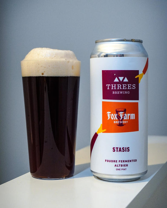 Stasis, Threes Brewing x Fox Farm Brewery, 4.6% ABV