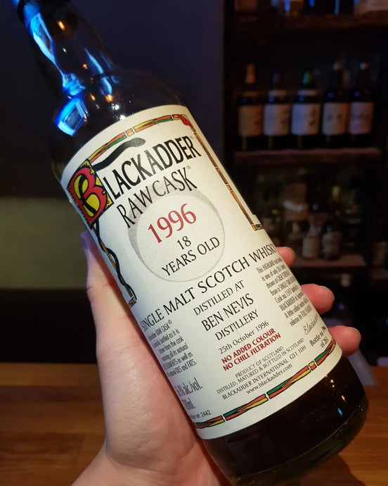 Ben Nevis 18 Year Old, 1996-2015, Blackadder, Hogshead no. 1597, 194/261, 56.1% abv.