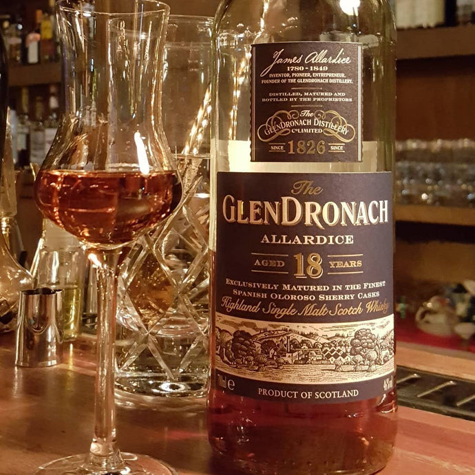 Glendronach, 18 Years Old, Alllardice, 46% abv.