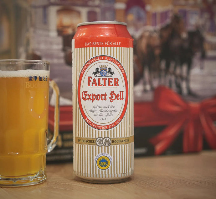 Export Hell, Lager, Privatbrauerei J.B. Falter