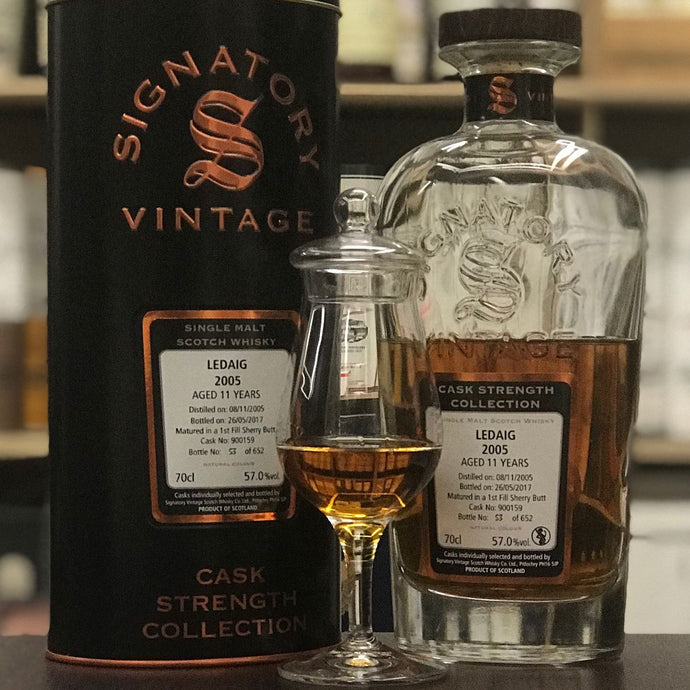 Ledaig 2005 11 Year Old Signatory Vintage Cask #900159