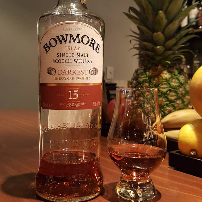 Bowmore Darkest 15, 43% abv.