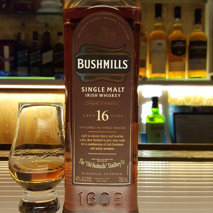 Bushmills 16, 40% abv.