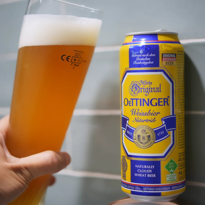 德國歐廷格小麥啤酒 Oettinger Hefeweißbier Naturtrüb / Weissbier, Wheat Beer, Oettinger Brauerei