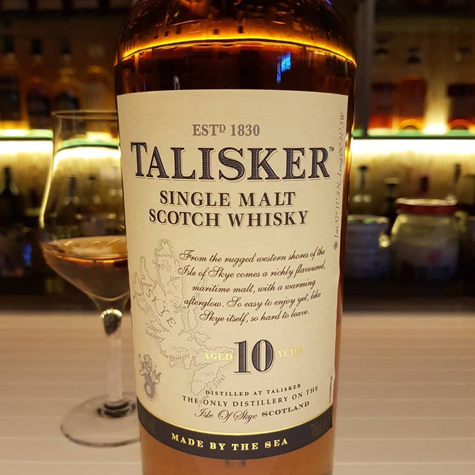 Talisker 10yo, 45.8% abv.