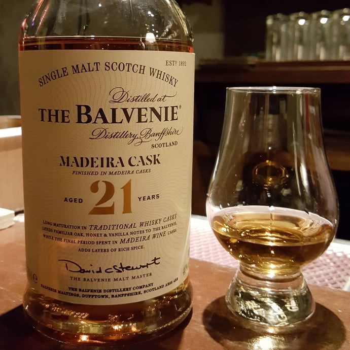 Balvenie 21yo, Madeira Cask, 40% abv.