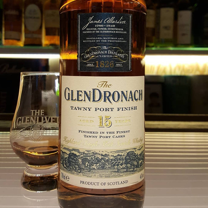 GlenDronach 15, Tawny Port Finish, 46% abv.