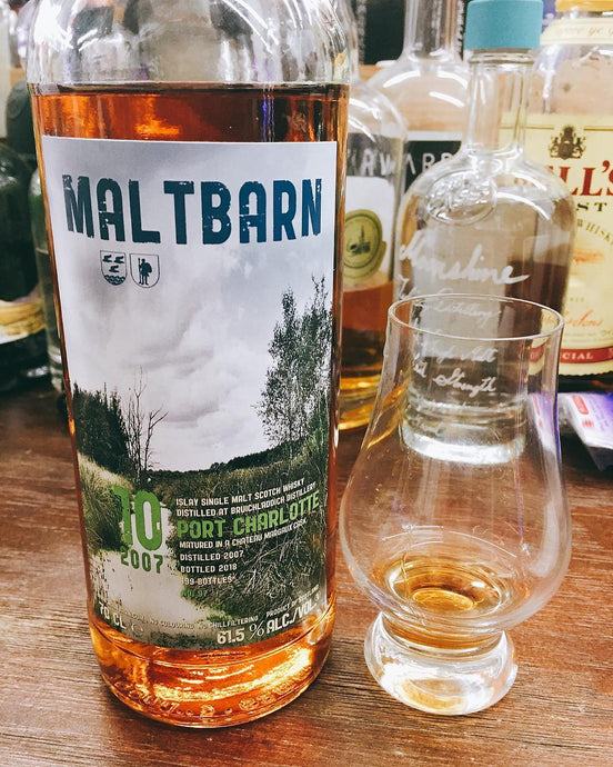 Port Charlotte 2007, 10 Years Old, Chateau Margaux Cask, Maltbarn, 61.5% ABV