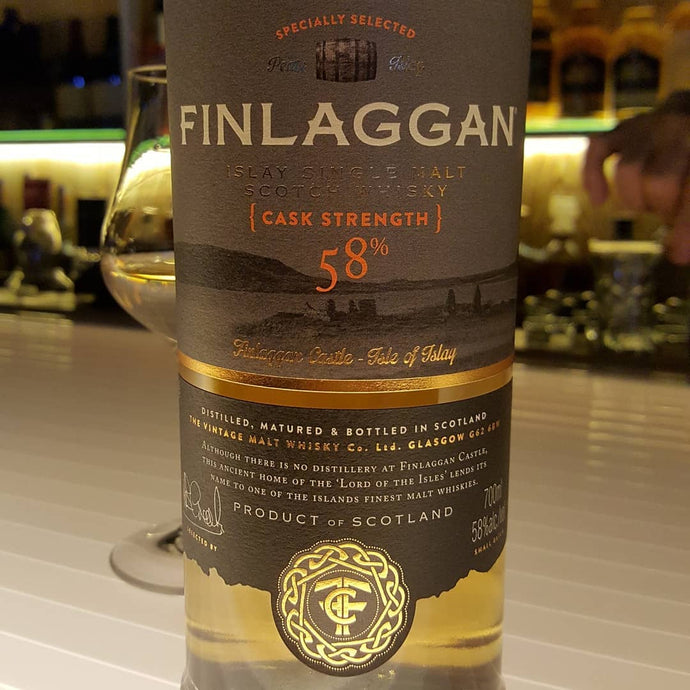 Finlaggan Cask Strength, 58% abv.