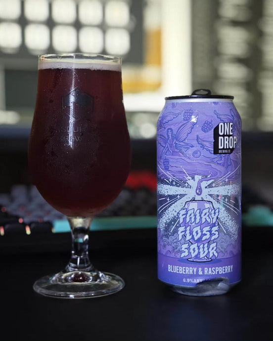 Fairy Floss Sour - Blueberry & Raspberry, Sour, One Drop Brewing Co.