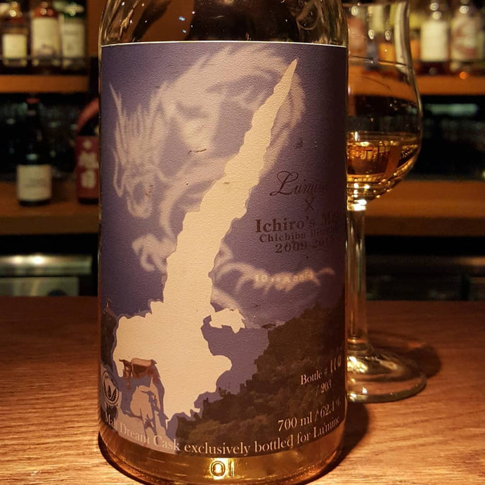 Chichibu, 2009-2015, Lu'mine x Ichiro's Malt, Malt Dream Cask exclusively bottled for Lu'mine, 110/203, 62.4% abv.