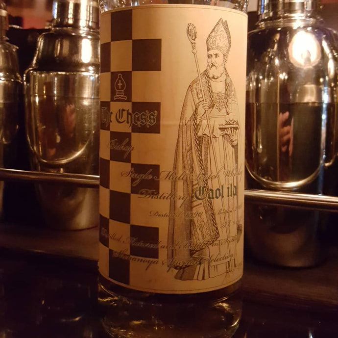 Caol Ila 1990-2008, 18 years old, Bishop, The Chess, Shinanoya, 75/299, 57.8% abv.