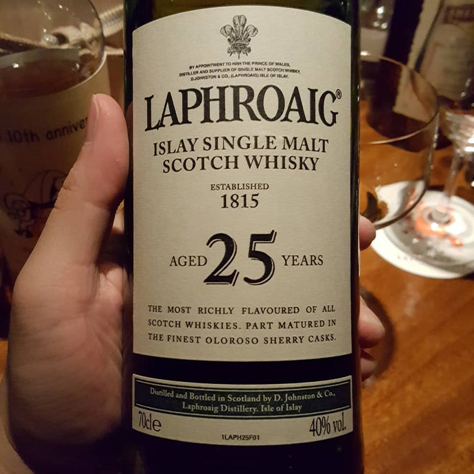 Laphroaig 25, 2007, 40% abv.