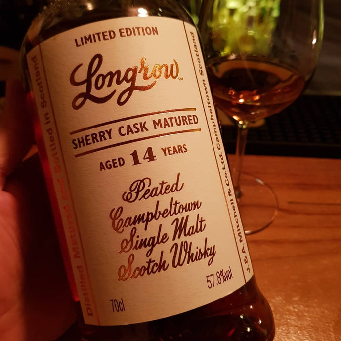 Longrow 14, Peated, Sherry Cask Matured, 57.8% abv.