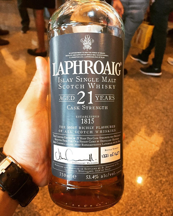Laphroaig 21 Year Old Cask Strength Highgrove 53.4%