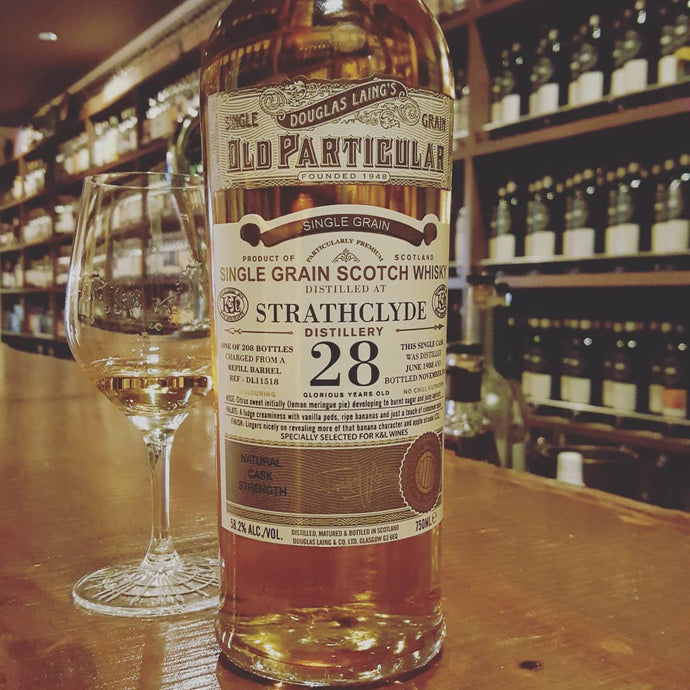 Strathclyde 28yo, 1988-2016, Old Particular, Douglas Laing, Specially Selected for K&L Wines, Refill Barrel Ref - DL11518, 208 bottles, 58.2% abv.