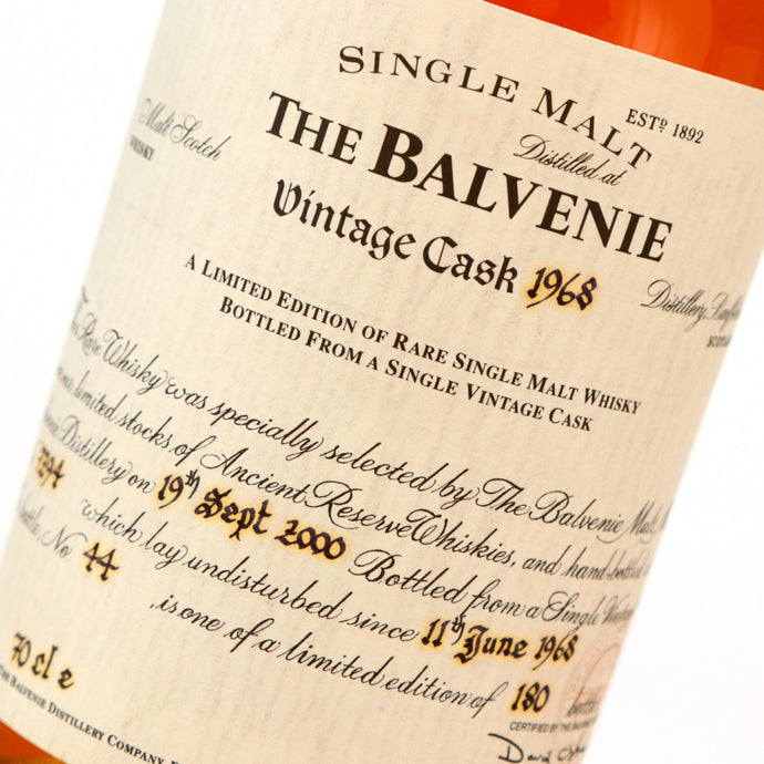 Balvenie 1968 Vintage Cask