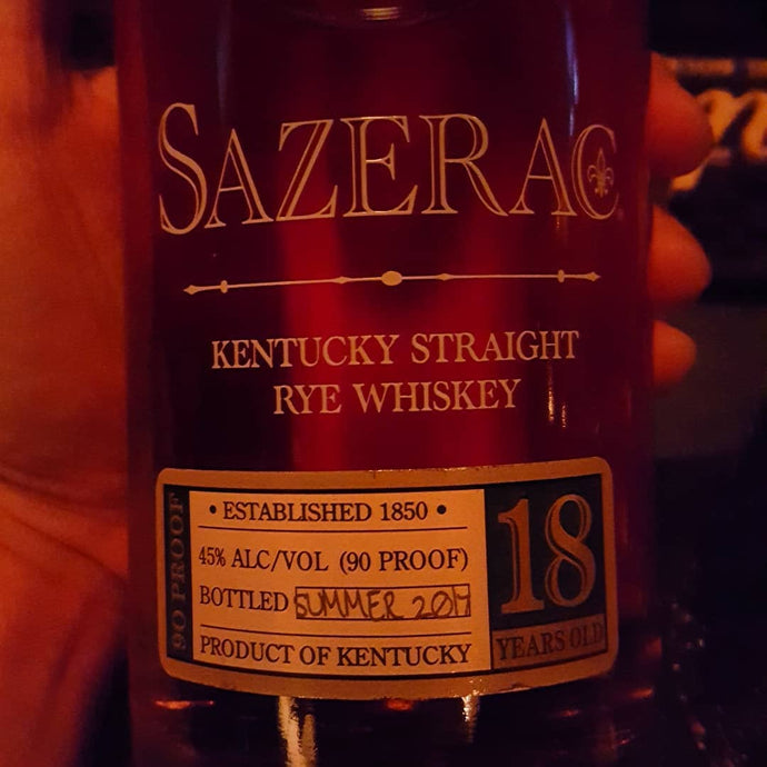 Sazerac 18, Summer 2017, 45% abv.