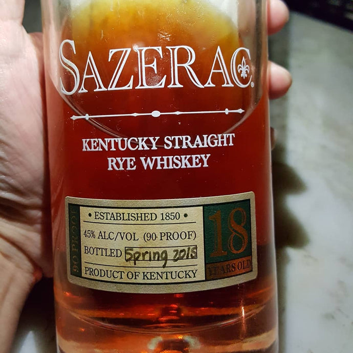 Sazerac 18, b.2015, 45% abv.