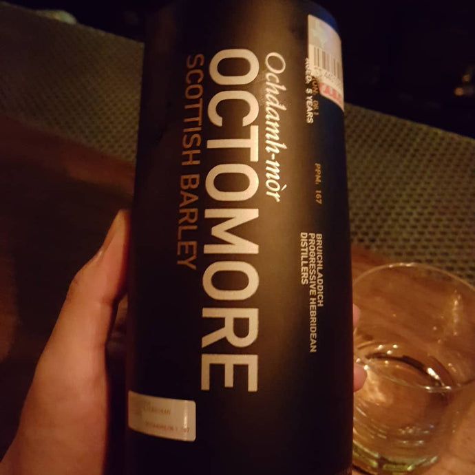 Octomore 6.1, 5 years, b.2014, 167 ppm, 57% abv.