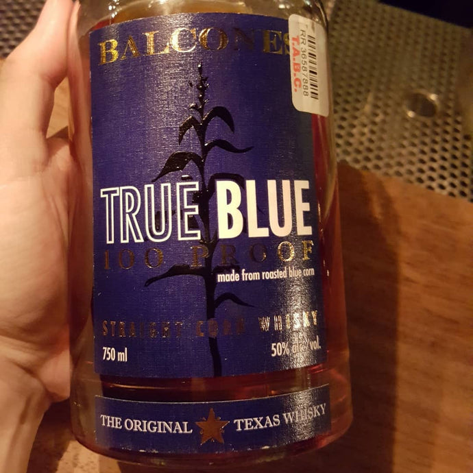 Balcones True Blue 100, 2016, batch is illegible, 50% abv.