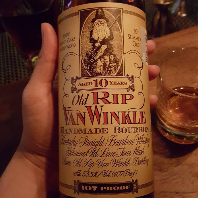 Old Rip Van Winkle 10 years, 53.5% abv.