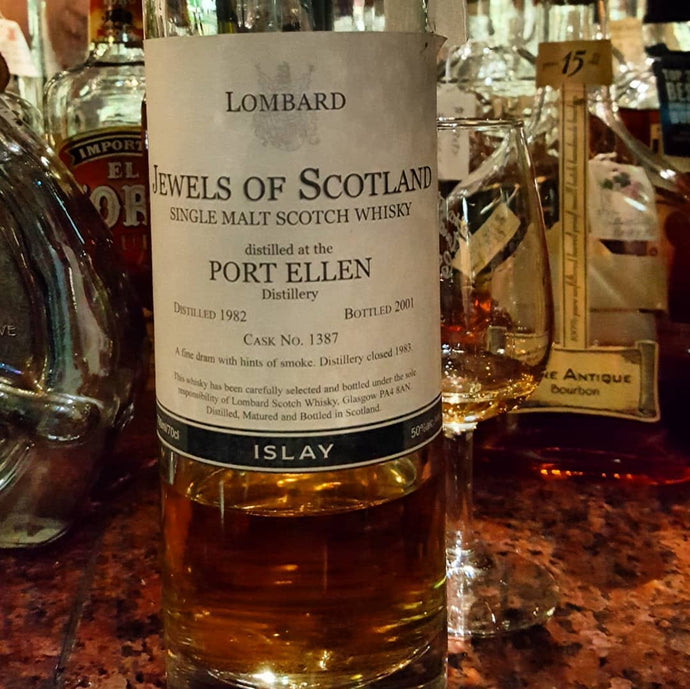 Port Ellen 1982-2001, Lombard, Jewels of Scotland, Cask No. 1387, 50% abv.