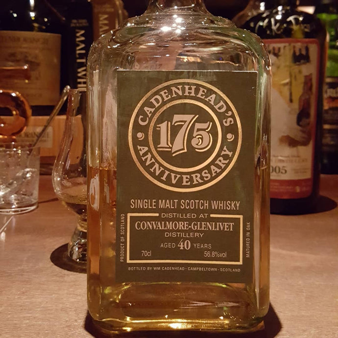 Convalmore-Glenlevit 40, Cadenhead's 175th Anniversary, 56.8% abv.