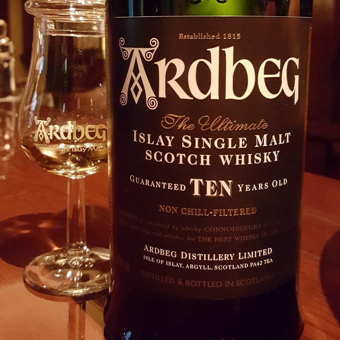 Ardbeg 10, Ardbeg Distillery Limited, 46% abv.