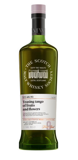 SMWS 48.93 (Balmenach), "Teasing Tango of Fruits and Flowers", 57.3% ABV