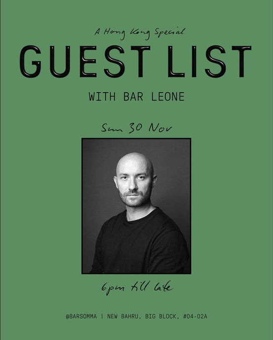Asia's Number One Bar Leone Takes Over Bar Somma for One Night Only