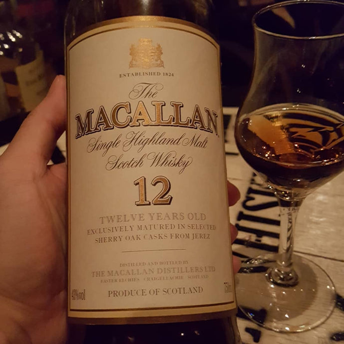 Macallan 12, old bottle early to mid-2000s, 43% abv.